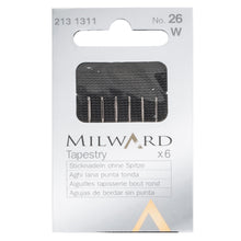 Load image into Gallery viewer, Milward Tapestry Needles No26 6pc