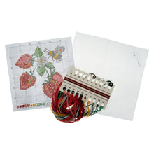 Load image into Gallery viewer, Trimits Cross Stitch Kit: Bee & Strawberries
