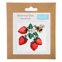 Load image into Gallery viewer, Trimits Cross Stitch Kit: Bee & Strawberries