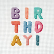 Load image into Gallery viewer, Trimits Counted Cross Stitch Kit: Mini: Birthday
