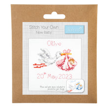 Load image into Gallery viewer, Trimits Counted Cross Stitch Kit: Mini: New Baby