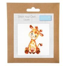 Load image into Gallery viewer, Trimits Counted Cross Stitch Kit: Mini: Giraffe