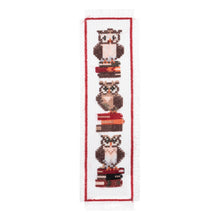 Load image into Gallery viewer, Trimits Counted Cross Stitch Kit: Bookmark: Owls
