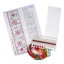 Load image into Gallery viewer, Trimits Counted Cross Stitch Kit: Bookmark: Floral
