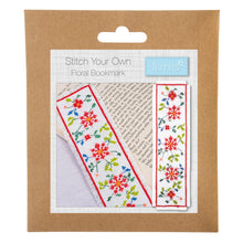 Load image into Gallery viewer, Trimits Counted Cross Stitch Kit: Bookmark: Floral