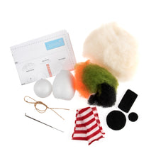 Load image into Gallery viewer, Trimits Needle Felting Kit: Christmas: Snowman