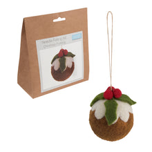 Load image into Gallery viewer, Trimits Needle Felting Kit: Christmas: Xmas Pud