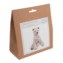 Load image into Gallery viewer, Trimits Needle Felting Kit: Christmas: Polar Bear