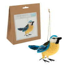 Load image into Gallery viewer, Trimits Needle Felting Kit: Blue Tit