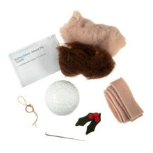 Load image into Gallery viewer, Trimits Needle Felting Kit: Christmas: Mince Pie