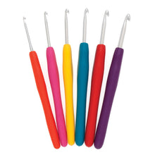 Load image into Gallery viewer, Milward Crochet Hook Set: Soft-Grip Rubber Handles: Set of 6
