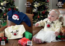 Load image into Gallery viewer, King Cole Pattern 3804 DK Christmas Sweaters
