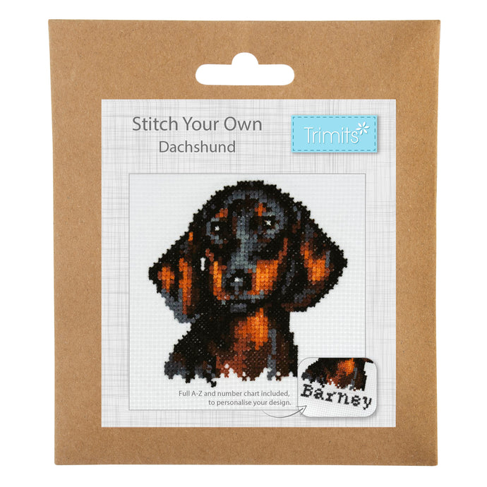 Trimits Cross Stitch Kit: Dachshund