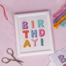 Load image into Gallery viewer, Trimits Counted Cross Stitch Kit: Mini: Birthday
