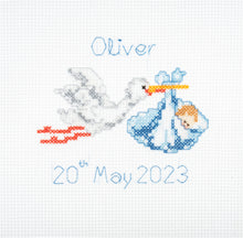 Load image into Gallery viewer, Trimits Counted Cross Stitch Kit: Mini: New Baby
