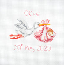 Load image into Gallery viewer, Trimits Counted Cross Stitch Kit: Mini: New Baby
