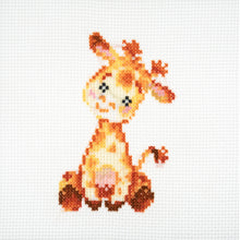 Load image into Gallery viewer, Trimits Counted Cross Stitch Kit: Mini: Giraffe
