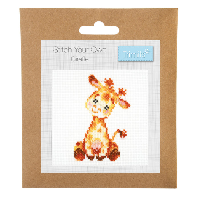 Trimits Counted Cross Stitch Kit: Mini: Giraffe