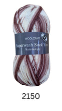 Load image into Gallery viewer, Woolcraft Superwash 4 ply Sock Yarn 100g
