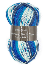 Load image into Gallery viewer, Woolcraft Superwash 4 ply Sock Yarn 100g
