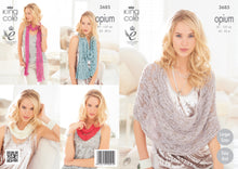 Load image into Gallery viewer, King Cole Pattern 3685 Scarf, Snoods, Poncho and Wrap
