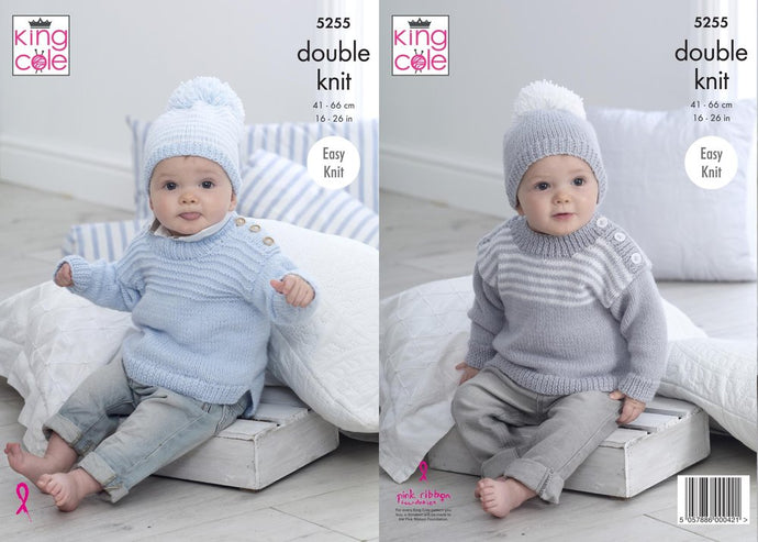 King Cole Pattern 5255 DK Sweaters and Hats