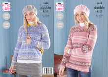 Load image into Gallery viewer, King Cole Pattern 5653 DK Sweater and Tunic
