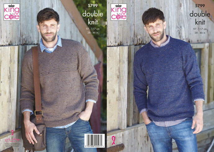 King Cole Pattern 5799 DK Sweaters