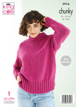 Load image into Gallery viewer, King Cole Pattern 5916 Chunky Sweaters
