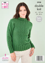 Load image into Gallery viewer, King Cole Pattern 5938 DK Cardigan and Sweater
