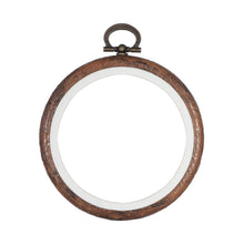 Load image into Gallery viewer, Stitch Garden Embroidery Hoops Flexi Round - Woodgrain
