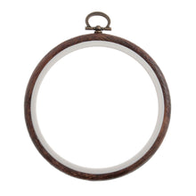 Load image into Gallery viewer, Stitch Garden Embroidery Hoops Flexi Round - Woodgrain
