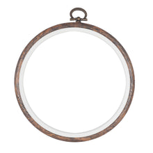 Load image into Gallery viewer, Stitch Garden Embroidery Hoops Flexi Round - Woodgrain
