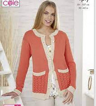 Load image into Gallery viewer, King Cole Pattern 4480 4ply Cardigan and Sweater
