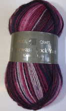 Load image into Gallery viewer, Woolcraft Superwash 4 ply Sock Yarn 100g
