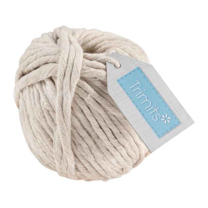 Trimmits Cotton Macrame Cord: 50m x 4mm