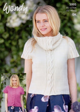 Load image into Gallery viewer, Wendy Pattern 5995 Cap Sleeved Top and Cowl
